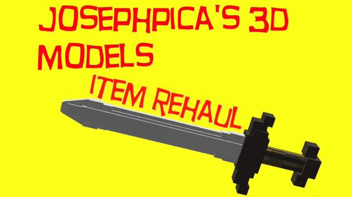 Josephpica's 3D Models Resource Pack 1.8.9, 1.7.10 1