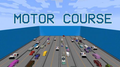 Motor Course Map 1.12.2, 1.12 for Minecraft Thumbnail