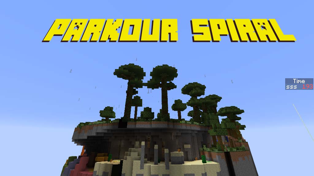 Parkour Spiral Map 1.12.2, 1.12 for Minecraft 1