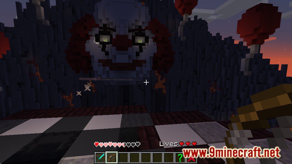 Pennywise Boss Battle Map 1.12.2, 1.12 for Minecraft 3