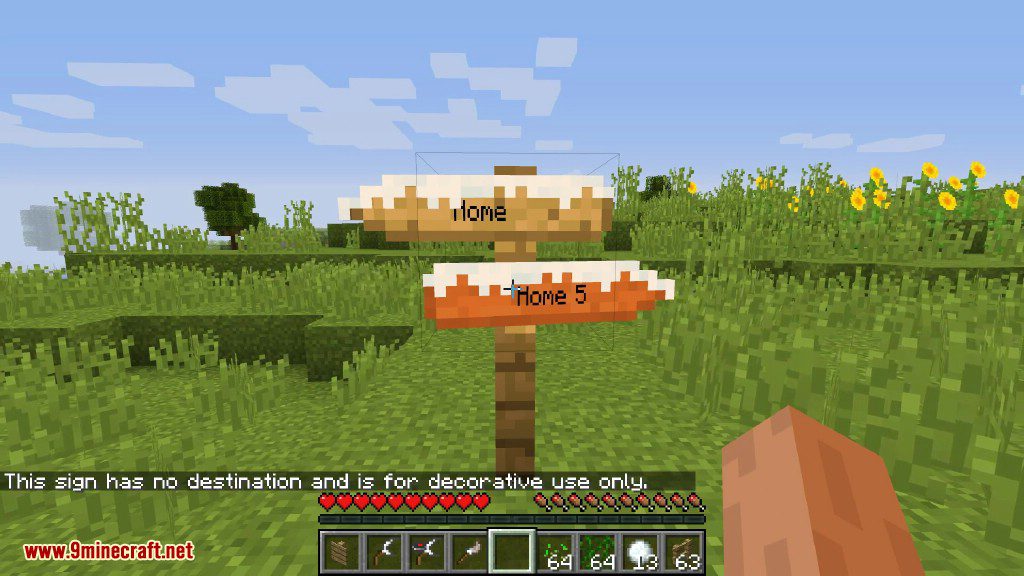 Signpost Mod (1.20.1, 1.19.4) - Signposts for Teleportation and Decoration 13