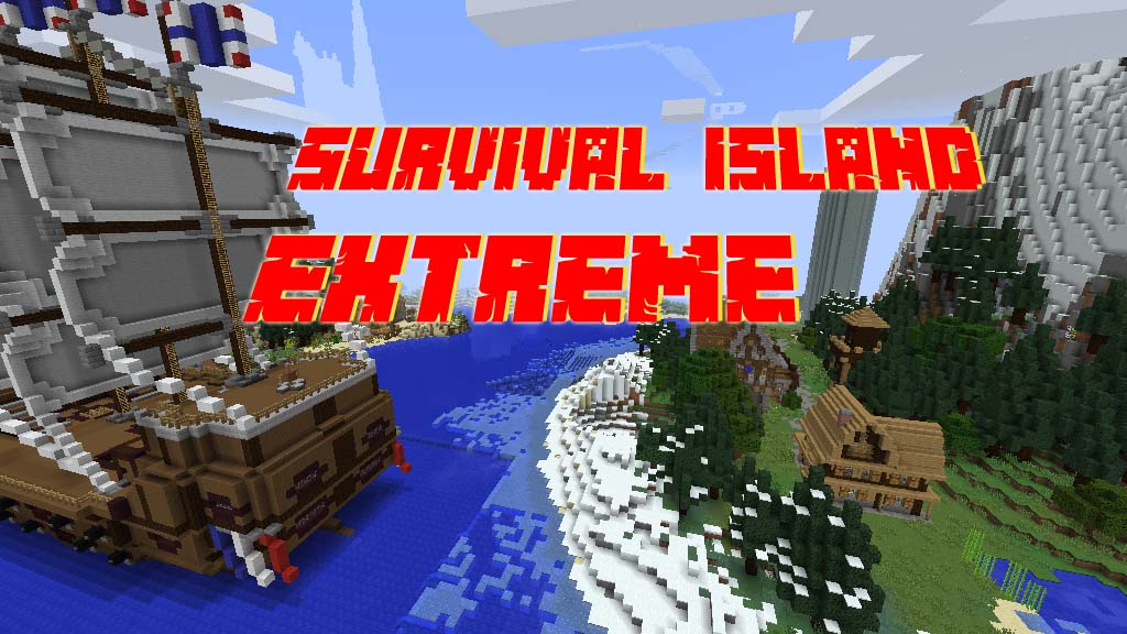 Survival Island Extreme Map 1.12.2, 1.11.2 for Minecraft 1