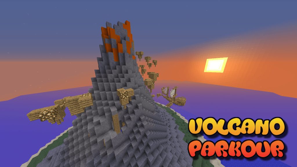 Volcano Parkour Map (1.20.4, 1.19.4) for Minecraft 1