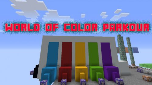 World Of Color Parkour Map 1.12.2, 1.12 for Minecraft Thumbnail