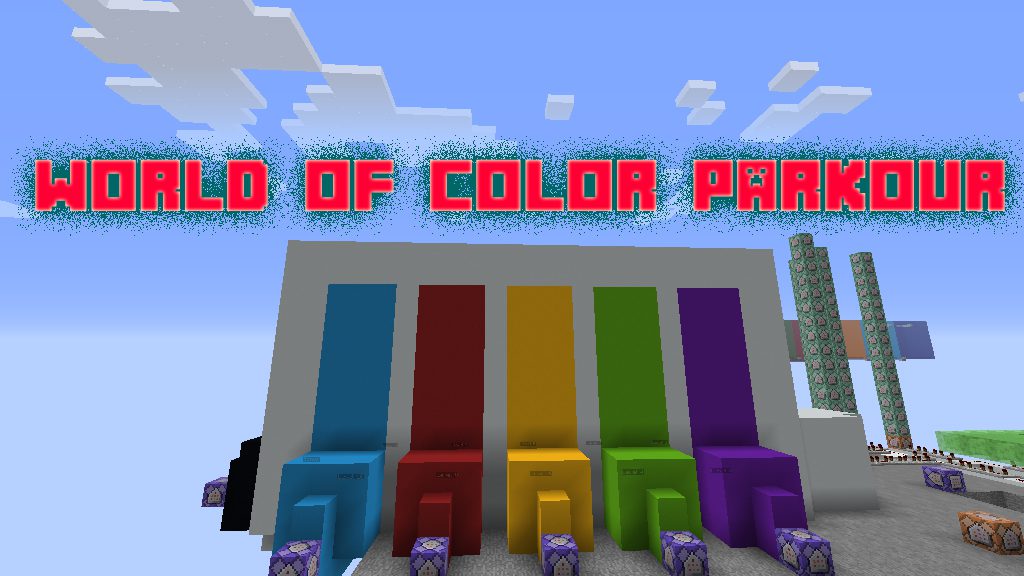 World Of Color Parkour Map 1.12.2, 1.12 for Minecraft 1