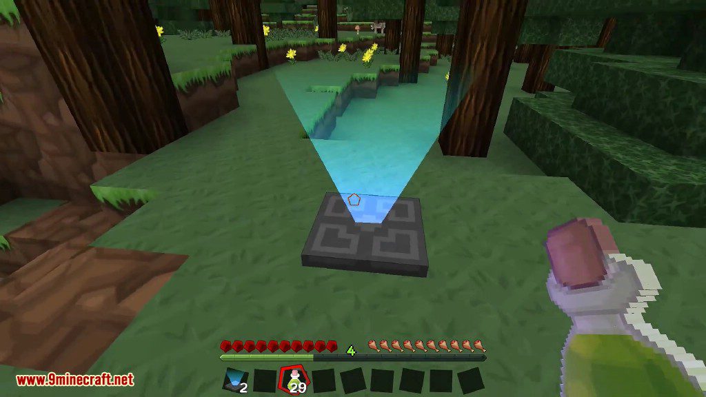 XP Teleporters Mod 1.8, 1.7.10 (Moving Across Any Large Distances) 8