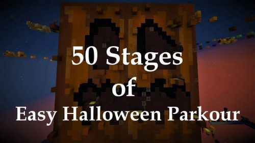 50 Stages of Easy Halloween Map 1.12.2, 1.12 for Minecraft Thumbnail