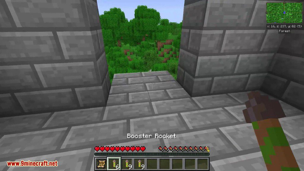 Booster Rockets Mod 1.12.2, 1.11.2 (Elytra Firework Boosters) 4