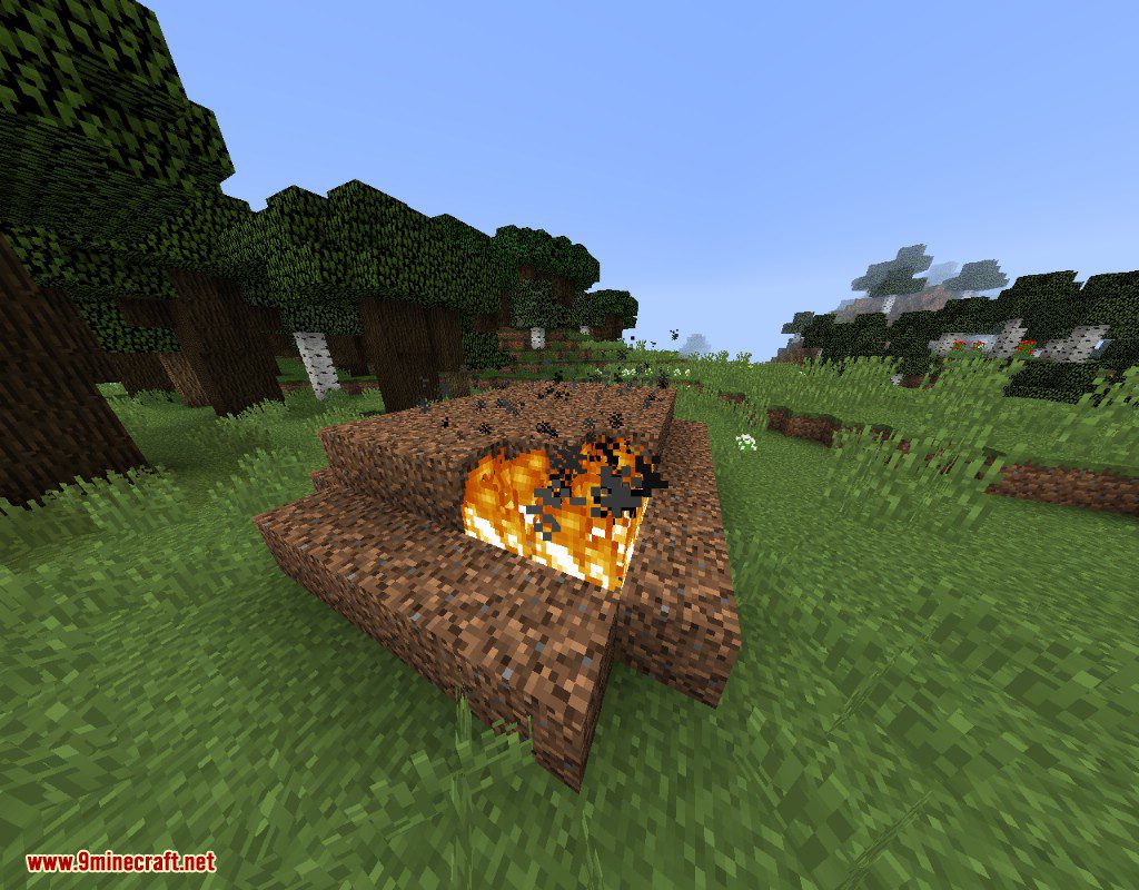 Charcoal Pit Mod 1.16.5, 1.12.2 (Better Charcoal and Coke Production) 5