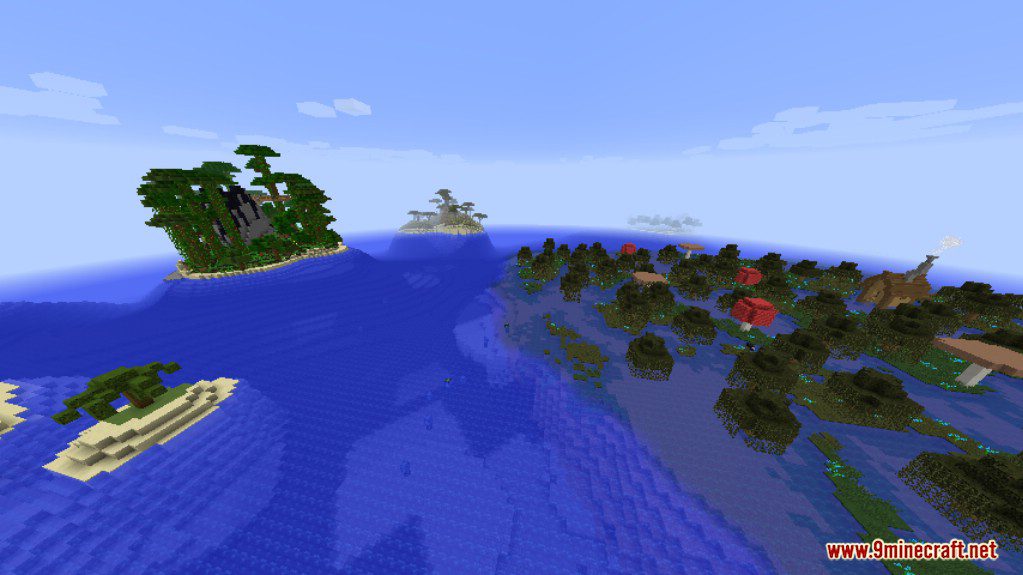 Climatic Islands Map 1.12.2, 1.12 for Minecraft 3