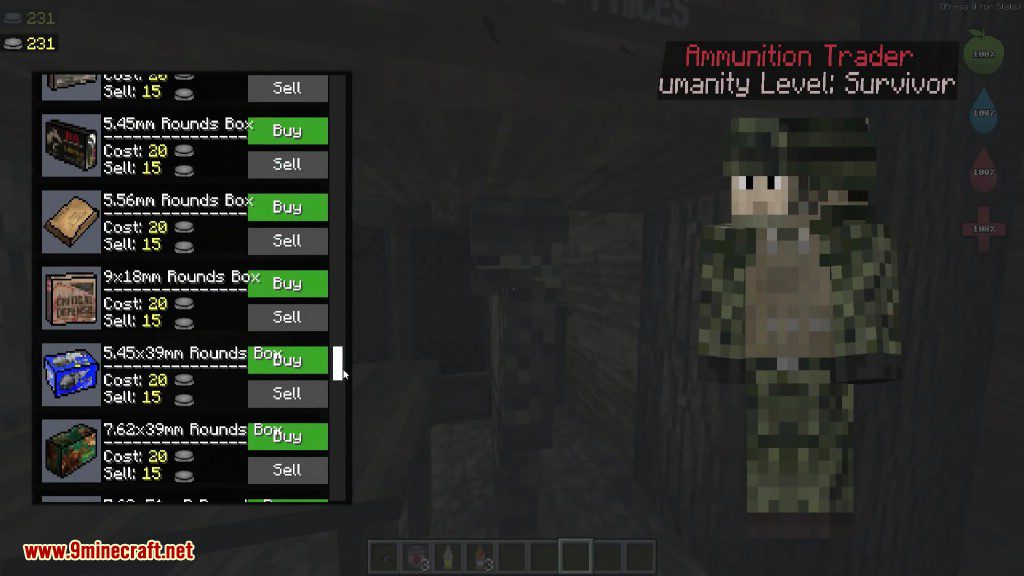 Decimation Mod 1.7.10 (Minecraft Zombie Apocalypse) 39