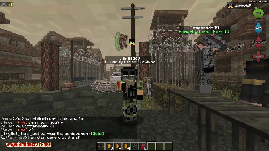 Decimation Mod 1.7.10 (Minecraft Zombie Apocalypse) 60