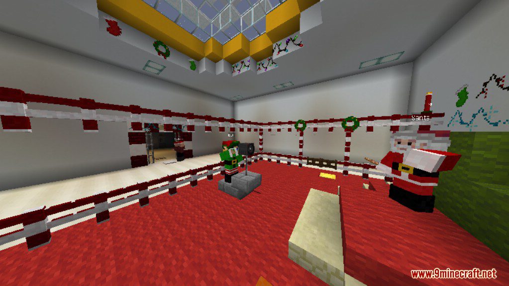 Find the Button: Christmas Dreams Map 1.12.2, 1.12 for Minecraft 4