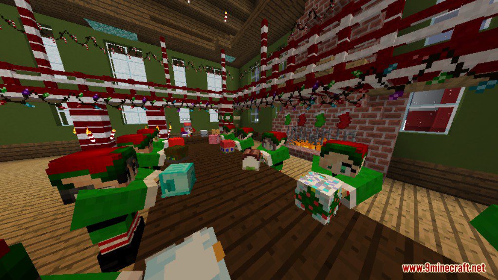 Find the Button: Christmas Dreams Map 1.12.2, 1.12 for Minecraft 6