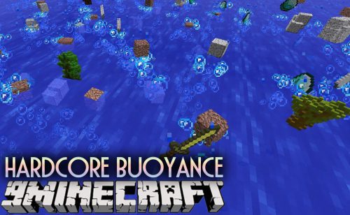 Hardcore Buoyance Mod 1.12.2 (Items in Water Float Depending on Their Buoyancy) Thumbnail