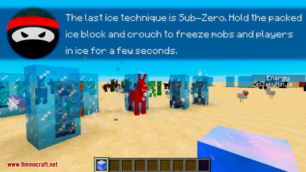 Ice Elemental Techniques Command Block 1.12.2 16