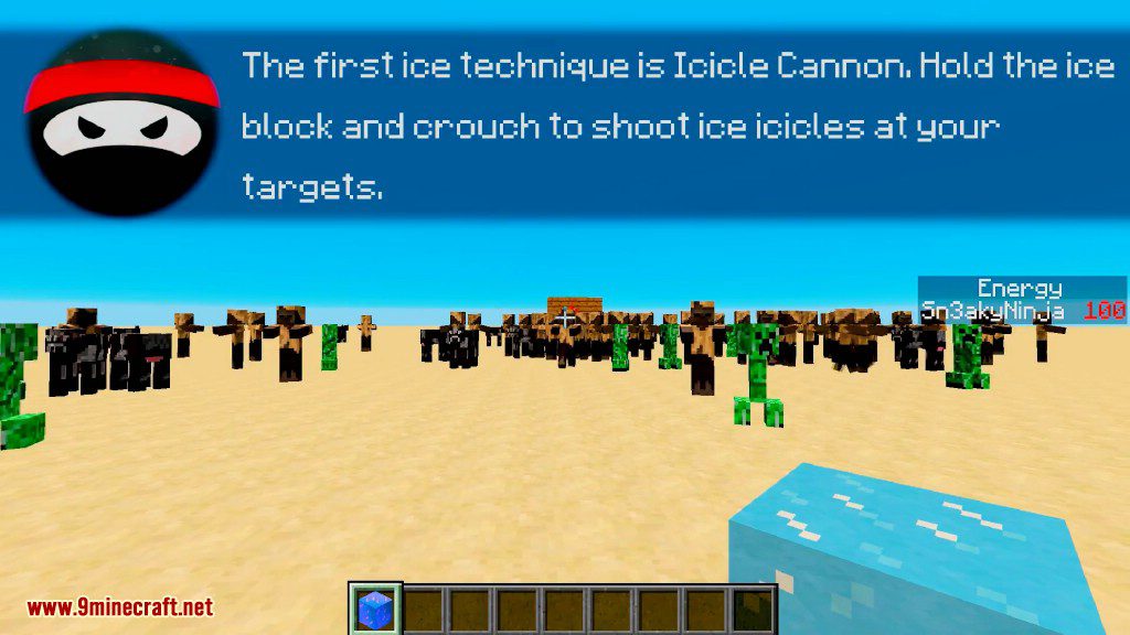 Ice Elemental Techniques Command Block 1.12.2 10