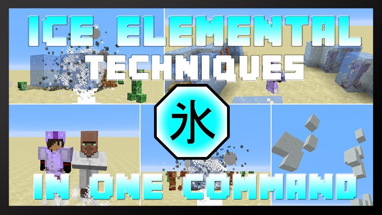 Ice Elemental Techniques Command Block 1.12.2 1