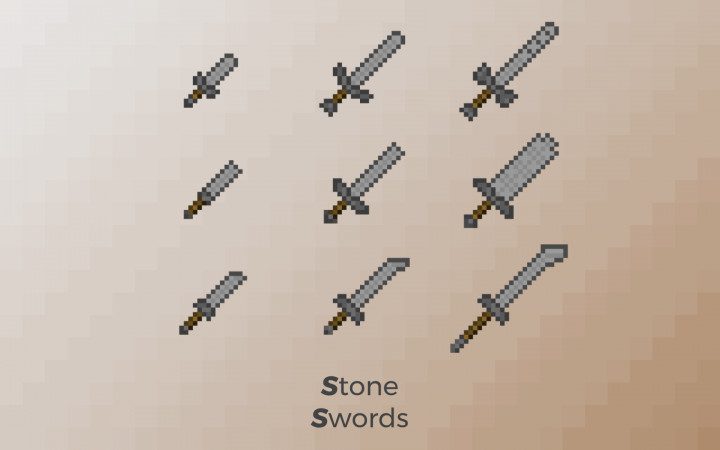 Infinity Swords Project Resource Pack 1.12.2, 1.11.2 4