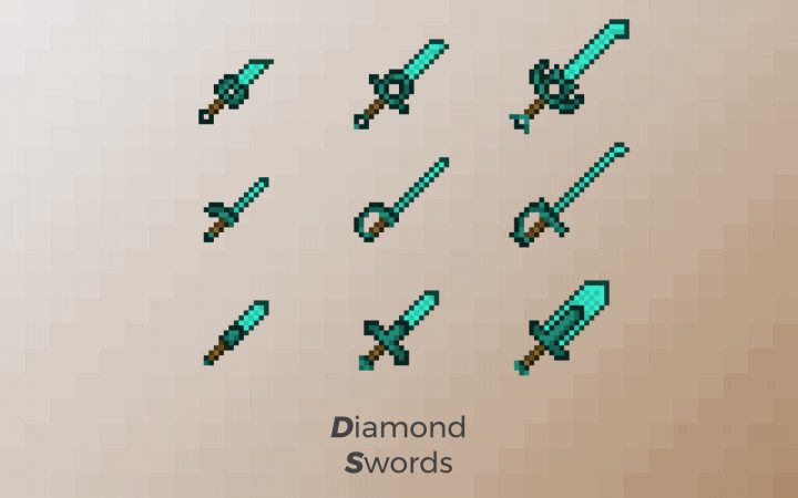 Infinity Swords Project Resource Pack 1.12.2, 1.11.2 6