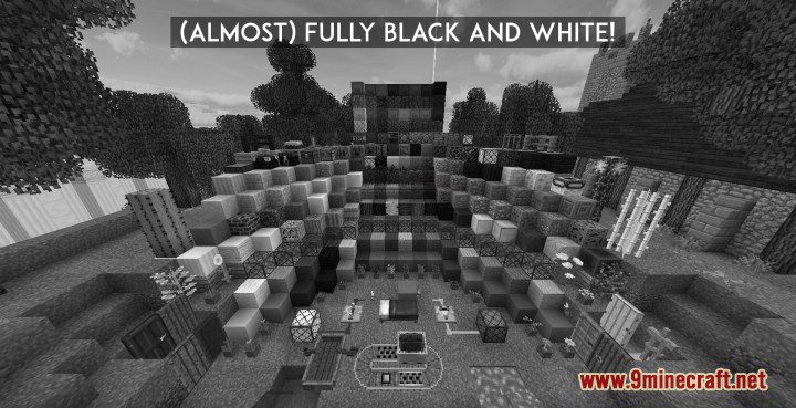 Monochrom Resource Pack 1.12.2, 1.11.2 2