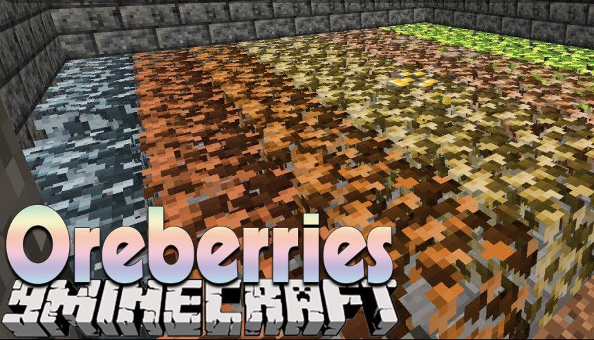 Oreberries Mod 1.12.2 (Tinkers' Construct Oreberries) 1