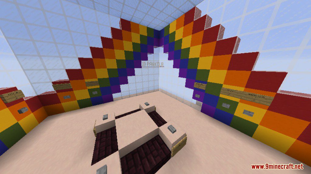 Peaceful Mob Parkour Map 1.12.2, 1.12 for Minecraft 2