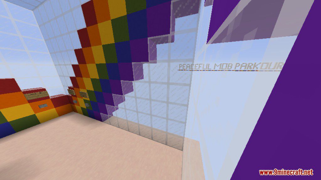 Peaceful Mob Parkour Map 1.12.2, 1.12 for Minecraft 13