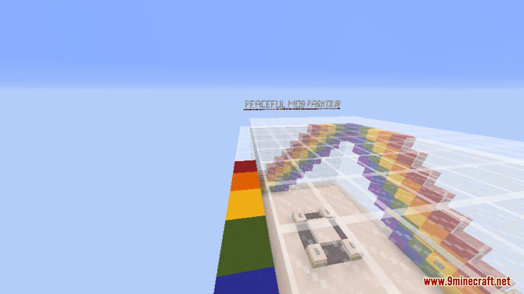 Peaceful Mob Parkour Map 1.12.2, 1.12 for Minecraft 8