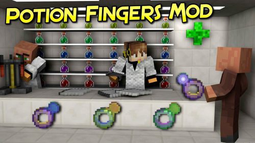 Potion Fingers Mod 1.12.2 (Rings That Add Potion Effects) Thumbnail
