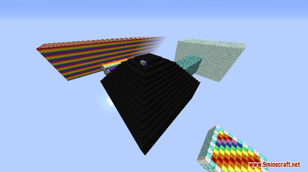 Race The Rainbow Map 1.12.2, 1.12 for Minecraft 10