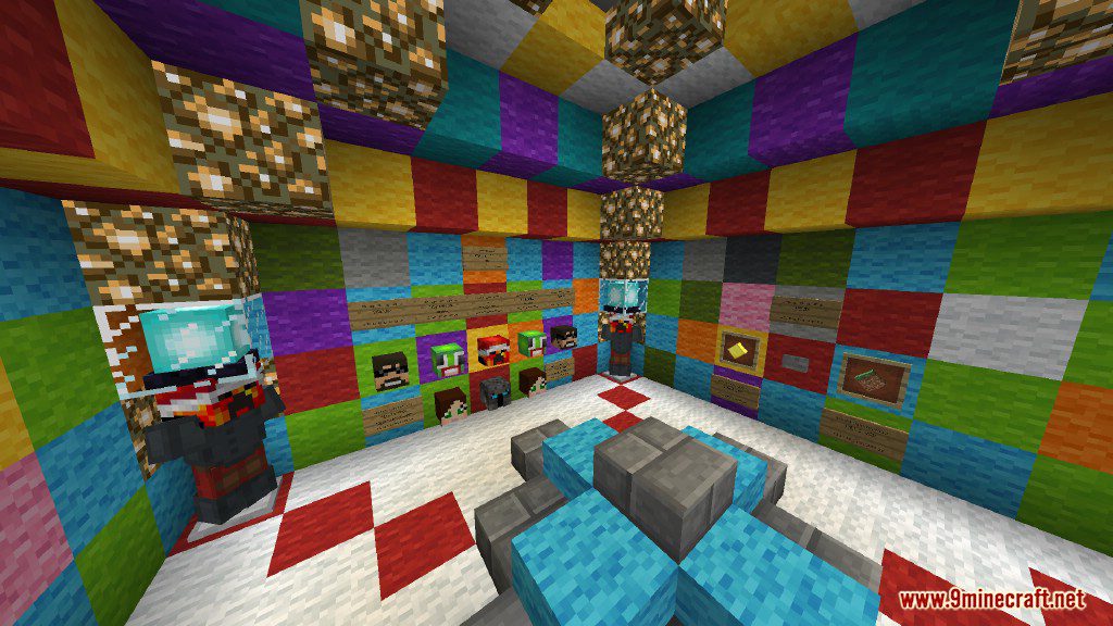 Rainbow Parkour (Dropper) Map 1.12.2, 1.12 for Minecraft 2