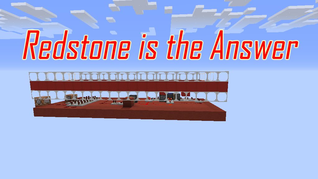 Redstone Is The Answer Map 1.12.2, 1.12 for Minecraft 1