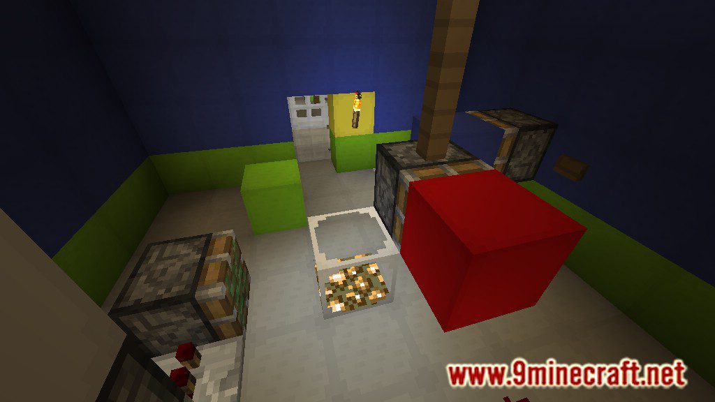 Roomscape Underground Map 1.12.2, 1.11.2 for Minecraft 4