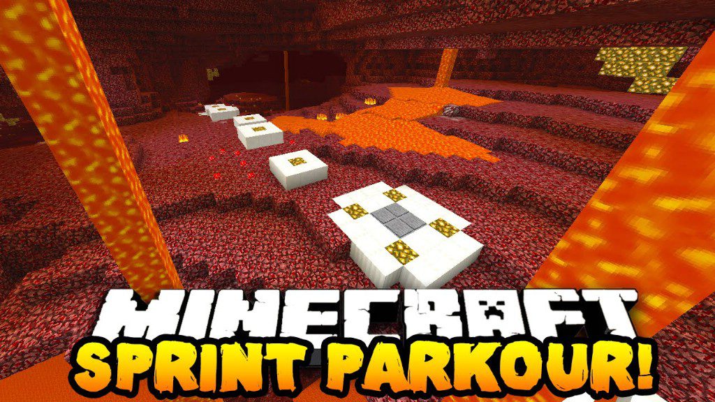 Sprint Lava Parkour 2 Map 1.12.2, 1.12 for Minecraft 1