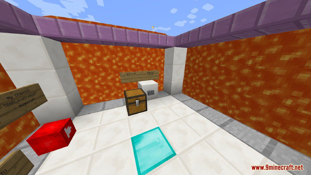 Sprint Lava Parkour 2 Map 1.12.2, 1.12 for Minecraft 4