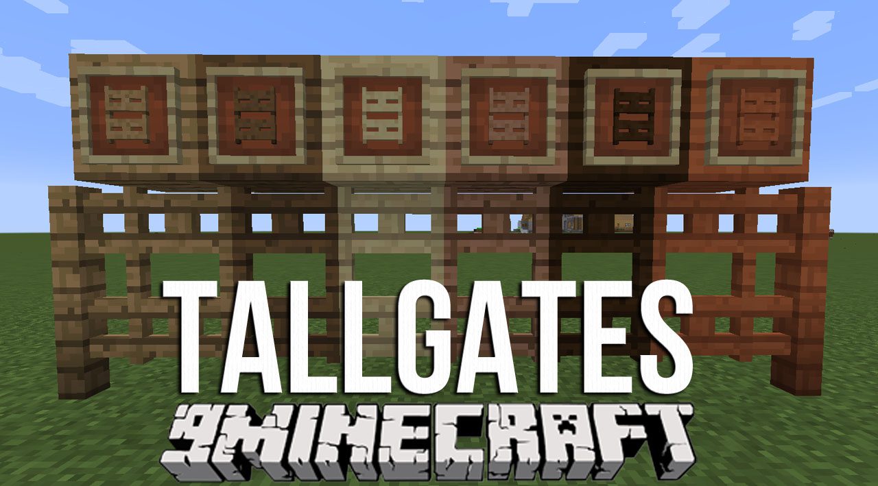 TallGates Mod 1.12.2 (Double High Fence Gates) 1