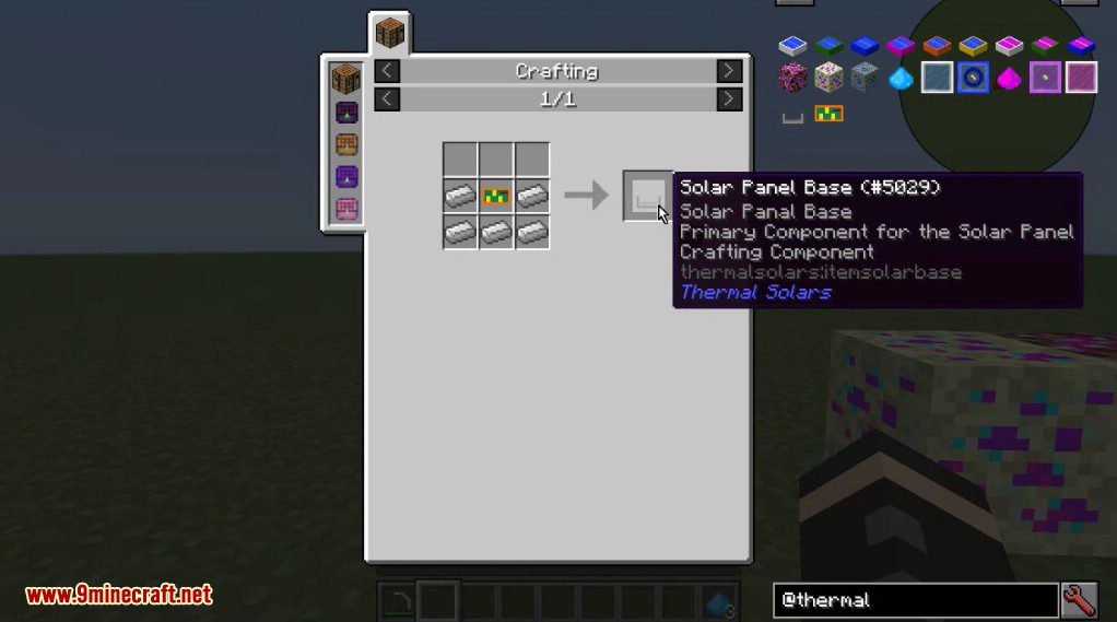 Thermal Solars Mod 1.14.4, 1.12.2 (Simple Tiered RedStone Flux Solar Panels) 16