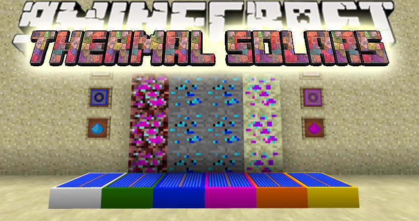 Thermal Solars Mod 1.14.4, 1.12.2 (Simple Tiered RedStone Flux Solar Panels) 1