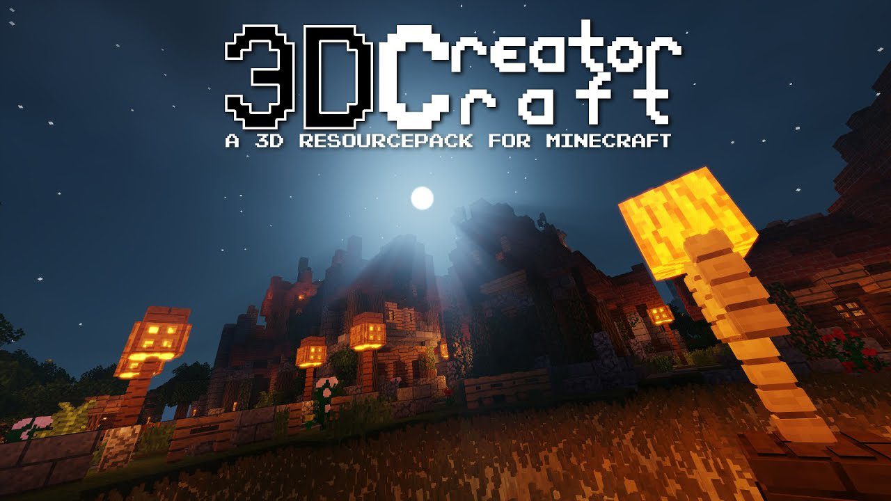 3D CreatorCraft Resource Pack (1.15.1, 1.14.4) - Texture Pack 1