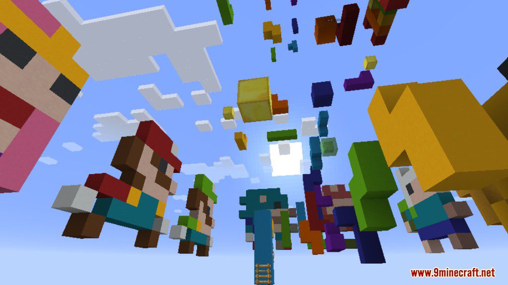 8-Bit Parkour Map 1.12.2, 1.12 for Minecraft 12