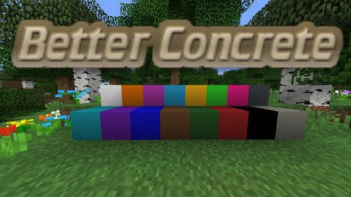 Better Concrete Resource Pack 1.12.2, 1.11.2 Thumbnail