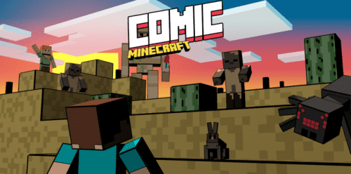 Comic Minecraft Resource Pack 1.12.2, 1.11.2 Thumbnail