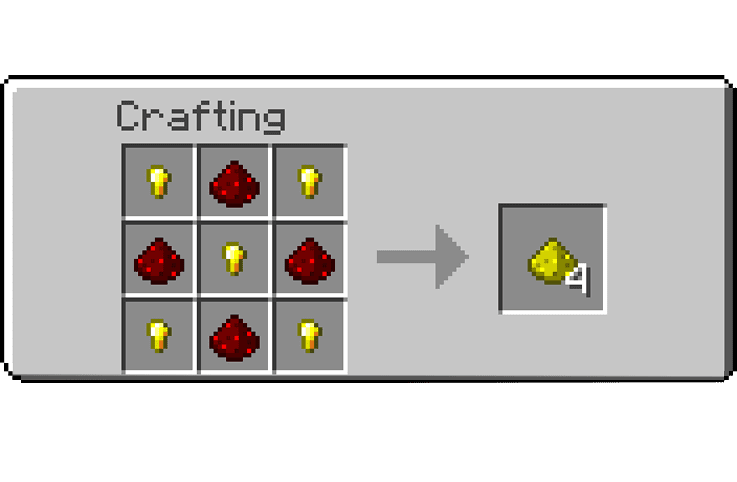 Craftable Glowstone Mod 1.12.2, 1.7.10 for Minecraft 2