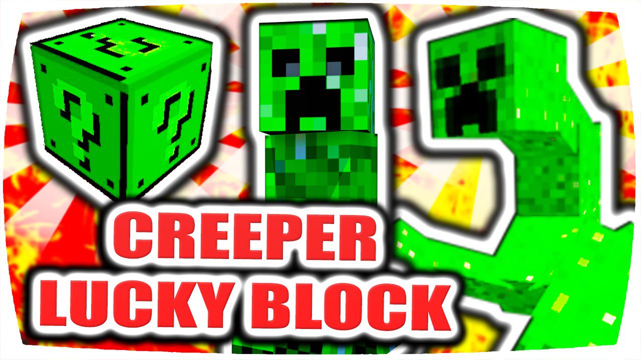 Creeper Lucky Block Mod 1.8.9 for Minecraft 1