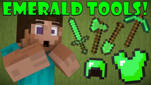 Emerald Tools Mod 1.10.2, 1.7.10 (More Durability Than Diamond) Thumbnail