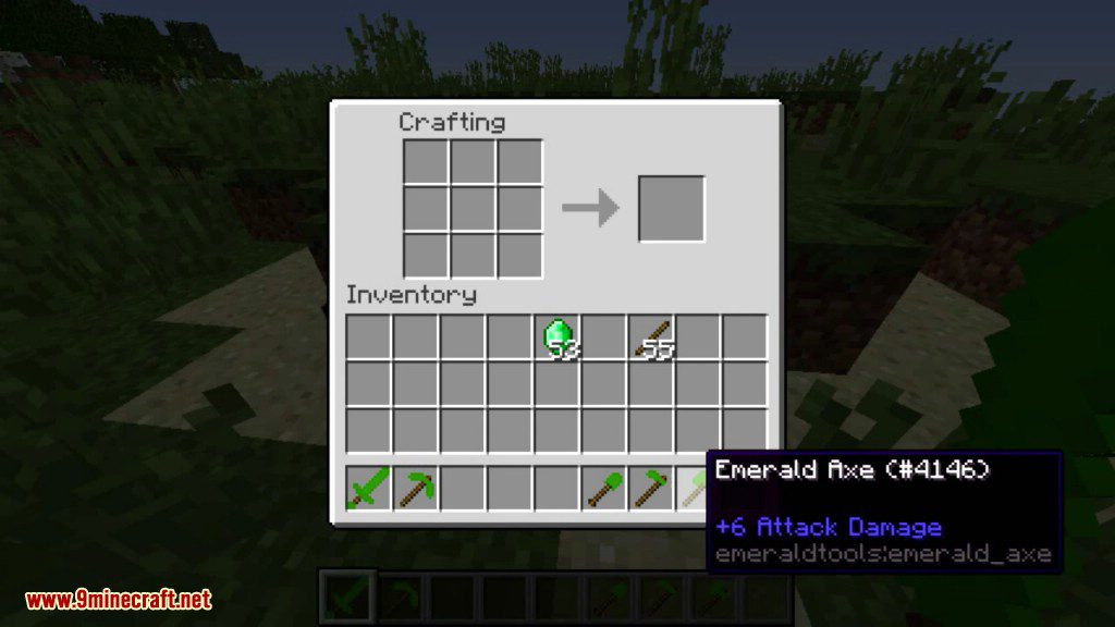 Emerald Tools Mod 1.10.2, 1.7.10 (More Durability Than Diamond) 3