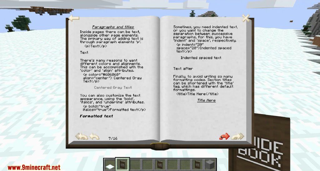 GuideBook Mod (1.20.4, 1.19.4) - Minecraft Book API and Library 5