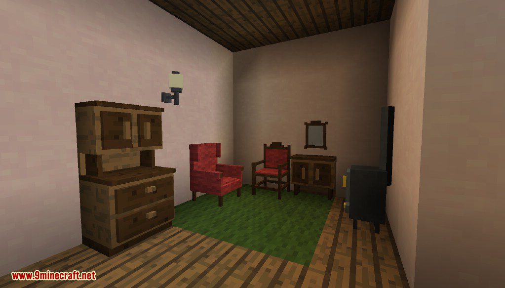 Landlust Furniture Mod 1.12.2, 1.10.2 (Decorative Pieces of Furniture) 3