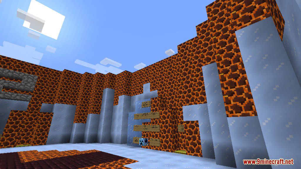 Lava and Ice Parkour Map 1.12.2, 1.12 for Minecraft 6